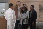 9-1-1 LONE STAR: L-R: Guest star Marcos De Silva, Jim Parrack, Sierra McClain and guest star Barbara Eve Harris in the "Open" episode of 9-1-1 LONE STAR airing Tuesday, Apr 11 (8:00-9:01 PM ET/PT) on FOX.