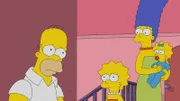 (v.l.n.r.) Homer; Lisa; Marge; Maggie