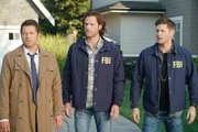(v.l.n.r.) Castiel (Misha Collins); Sam Winchester (Jared Padalecki); Dean Winchester (Jensen Ackles)