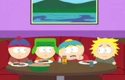 Stan, Kyle, Cartman, Tweek Tweek