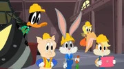 v.li.: Daffy Duck, Porky Pig, Bugs Bunny, Tweety, Lola Bunny
