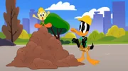 v.li.: Tweety, Daffy Duck