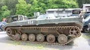 Der BMP-1, sowjetischer amphibischer Kettenschützenpanzer.