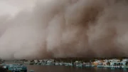A massive sandstorm blankets the Egyptian city of Aswan in darkness, sinking a tourist boat and damaging a museum. The sandstorm left significant economic and infrastructural damage in the city, including the destruction of at least four houses, 216 uprooted palm trees and severe delays on flights in and out of Aswan.