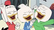 (L-R): Huey Duck, Dewey Duck, Louie Duck