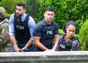 (v.l.n.r.) Special Agent Omar Adom 'OA' Zidan (Zeeko Zaki); Special Agent Ivan Ortiz (Miguel Gomez); Special Agent Sheryll Barnes (Roxy Sternberg)