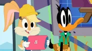 v.li.: Lola Bunny, Daffy Duck