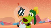 v.li.: Daffy Duck, K-9