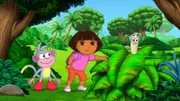 v.li.: Dora, Boots, Map