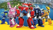 (v.l.n.r.) Jerome, Dizzy, Jett, Paul und Donnie können sich in Roboter verwandeln und so nicht nur in der Luft, sondern auch vor Ort mit anpacken!