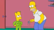 L-R: Bart, Homer
