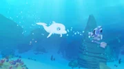 Zoom schwimmt einer speziellen Unterwasser-Kamera hinterher, immer weiter zum Meeresboden. Von dort kam ein seltsamer Ton, den Yann und Onkel Patrick mit dem ferngesteuerten Kamera-Roboter erforschen wollen.