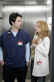 Zach Braff (John 'J.D.' Dorian), Heather Graham (Dr. Molly Clock).