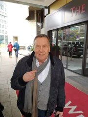 berlin germany - april 11, 2019 Roland Kaiser during visit the city