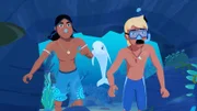 Auru und Yann sind mit Zoom unter Wasser unterwegs, als sie eine geheimnisvolle Truhe entdecken. In ihr befindet sich ein Tiki aus Jade. Auru und Yann bringen den Tiki ins Dorf. Sie ahnen nicht, dass sie damit einen Fluch freisetzen.