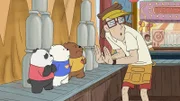 v.li.: Baby Panda, Baby Ice Bear, Baby Grizz, Lewis