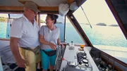 Ehepaar Humke bei der Bootstour auf den Bermudas.