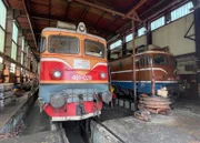 Lokomotiven der Baureihe 461 in der Werkstatt in Bar.