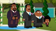 L-R: Reverend Jenkins, Cleveland Brown, Cleveland Brown Jr., Rallo Tubbs
