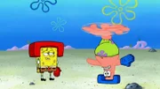 L-R: SpongeBob, Patrick