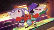 v.li.: Tommy Shark, Ling Lobster, Tevin Shark