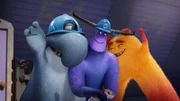 MONSTERS AT WORK - "Meet Mift" - When Tylor is initiated into MIFT during a bizarre ritual, he wants nothing more than to get away from his odd coworkers.  But when an emergency strikes Monsters, Inc., MIFT kicks into action and Tylor develops a hint of respect for the misfit team. (Disney) FRITZ, TYLOR, VAL