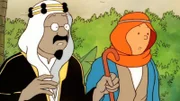 L''émir Mohammed Ben Kalish Ezab et Tintin