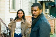 "Appeal" - When three prosecutors are assassinated outside a bar in their small Arkansas town, the team is called in to determine if this was connected to a case from the local DA’s office or if it’s a personal vendetta. Also, Ray feels compelled to help a woman and her young son combat an injustice, on the CBS Original series FBI: MOST WANTED, Tuesday, Dec. 13 (10:00-11:00 PM, ET/PT) on the CBS Television Network, and available to stream live and on demand on Paramount+. Pictured (L-R): Caroline Harris as Cora Love and Edwin Hodge as Special Agent Ray Cannon. Photo: Mark Schafer/CBS