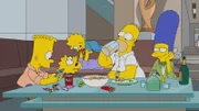 (v.l.n.r.) Homer, Lisa; Maggie; Homer; Marge