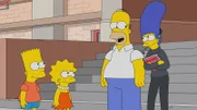 (v.l.n.r.) Bart; Lisa; Homer; Marge