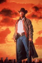 Texas Ranger Cordell Walker (Chuck Norris) ist ein gerechtigkeitsliebender Held mit Stahl in den Fäusten. . Walker, Texas Ranger