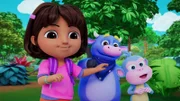v.li.: Dora, Benny, Boots