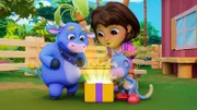 v.li.: Benny, Dora, Boots