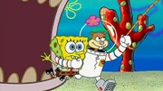 L-R: SpongeBob, Sandy