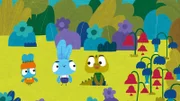 Bei einem Hasenstopp im Dschungel lernen Bop und Boo das kleine Krokodil Kevin kennen. Kevin ist über und über mit bunten Schmetterlingen bedeckt, aber die fliegen davon, als Bop und Boo angeflitzt kommen und daraufhin ist Kevin sehr traurig.