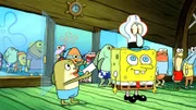 Squidward (vorne, r.)