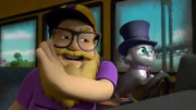 L-R: Mayor Humdinger, Meow-Meow