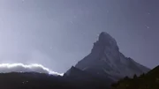 Das Matterhorn in nächtlicher Stimmung.