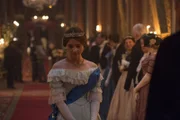 From ITV  VICTORIA   EPISODE 6  Pictured: JENNA COLEMAN as Victoria and TOM HUGHES as Albert.   This photograph is (C) ITV Plc and can only be reproduced for editorial purposes directly in connection with the programme or event mentioned above. Once made available by ITV plc Picture Desk, this photograph can be reproduced once only up until the transmission [TX] date and no reproduction fee will be charged. Any subsequent usage may incur a fee. This photograph must not be manipulated [excluding basic cropping] in a manner which alters the visual appearance of the person photographed deemed detrimental or inappropriate by ITV plc Picture Desk.  This photograph must not be syndicated to any other company, publication or website, or permanently archived, without the express written permission of ITV Plc Picture Desk. Full Terms and conditions are available on the website www.itvpictures.com  For further information please contact: Patrick.smith@itv.com 0207 1573044