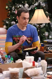 Sheldon (Jim Parsons) sucht einen Weg, sich an Amy zu rächen, dafür dass sie ihn zwingt, die Weihnachtsfeiertage zu zelebrieren ...