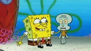 L-R: SpongeBob, Mini Squidward