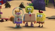 L-R: Sandy, Gary, SpongeBob
