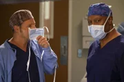 L-R: Dr. Alex Karev (Justin Chambers) und Dr. Richard Webber (James Pickens Jr.)