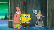 L-R: Patrick, SpongeBob, Cletus Jr.