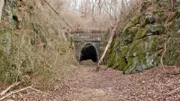 Was aussieht wie das Tor zur Unterwelt, ist eine ehemalige Abkürzung, die einst durch die Blue Ridge Mountains im US-Bundesstaat Virginia führte.