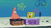 L-R: Patrick, SpongeBob