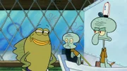 Mini Squidward (m.), Squidward (r.)