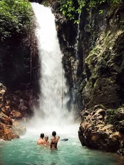 Familie von Bargen beim Baden in Costa Rica.