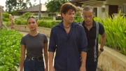 Kai Mendoza (Samantha Richelle), Alex Walker (Christian Kane) und Ernesto Alamares (Arthur Acuña)