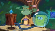 L-R: Sandy, SpongeBob